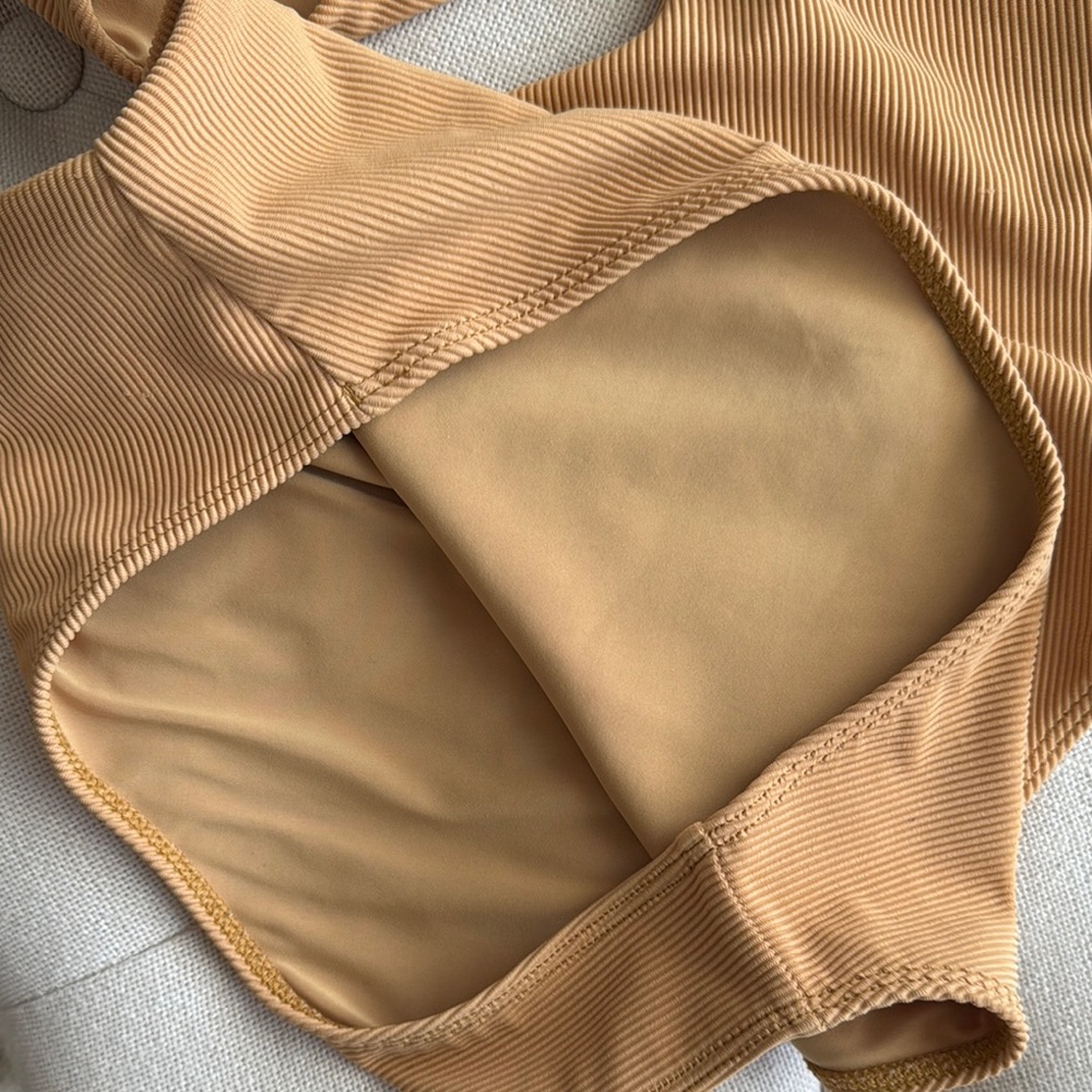 Beach Riot One Shoulder Tan One Piece - Picture 7 of 8